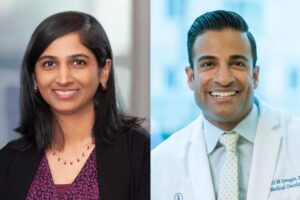 Headshots of Dr. Urvi Shah and Dr. Neil Iyengar